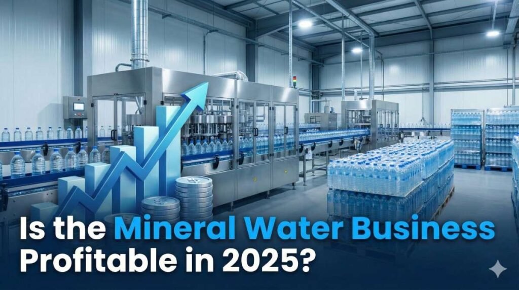 a mineral water treatment plant