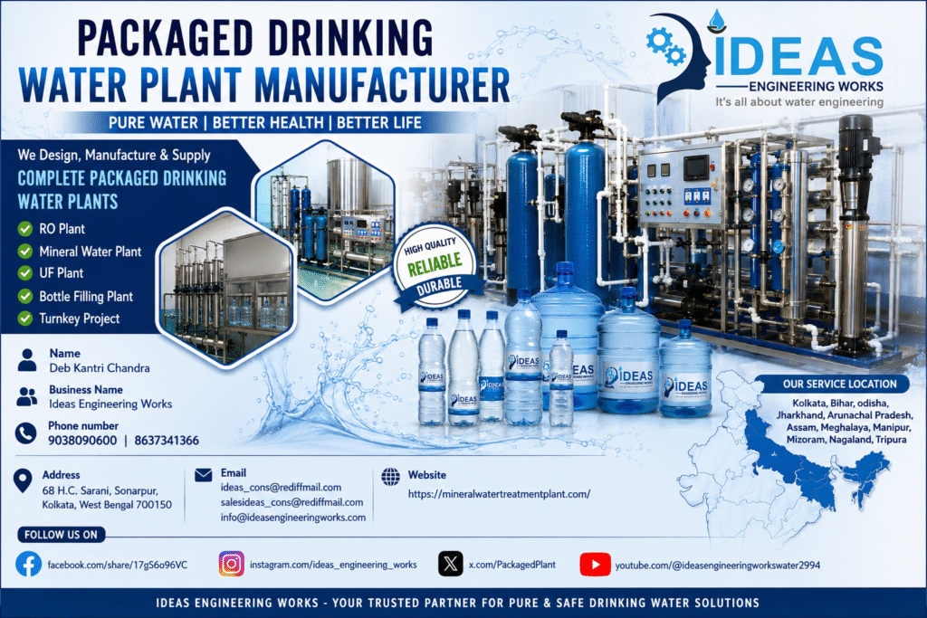 packaged drinking water plant manufacturer
