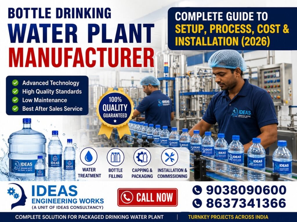 bottle drinking water plant manufacturer