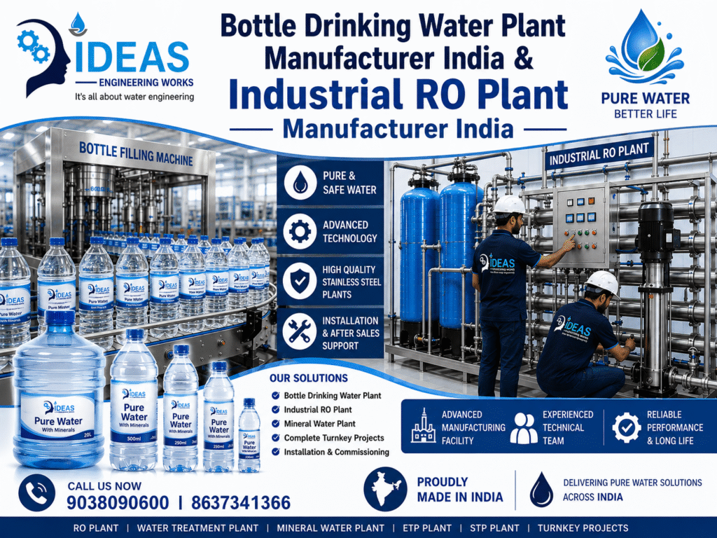 bottle drinking water plant manufacturer